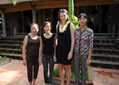 At the Moon Garden Homestay in Ky Son, Vietnam